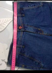 Dark Blue Denim Jeans