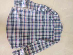 Gaz America Men's Light Blue &amp; Navy Checked Full
