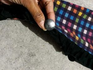 Funky Checkered Ruffle Leggings