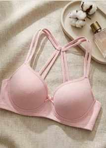 Pretty Pink Bra with Halter Neck