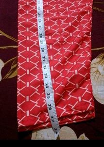 Stylish Tomato red Printed Kurta Set