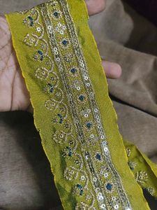 Embellished Fabric Trim