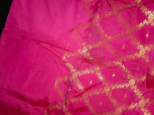 PINK BANARASI PATTU SAREE