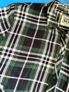 Green Black Check Shirt | Casual Plaid Shir