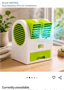 Portable Dual Bladeless Mini Air Conditioner