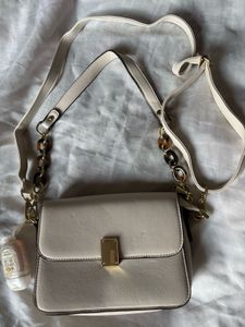 White Shoulder Bag/sling Bag