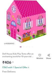 Kids Play Tent House 😁🏡