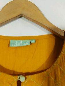 Idalia Yellow Printed Kurti (Women)