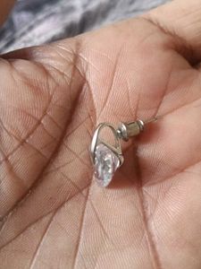 Heart Cut Gemstone Stud Earrings