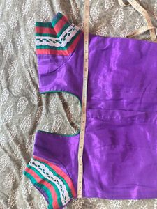 Paisley Print Saree with Blouse