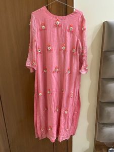 Pink Geogeatte Boutique Piece With Palazzo