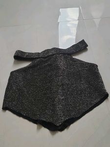 Sparkly Black Mini top