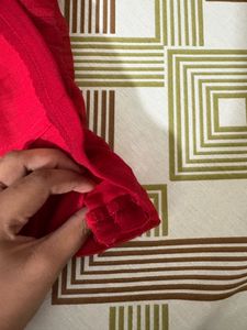 Elegant Red Blouse for Sarees