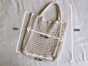 Crochet Mesh Tote Bag