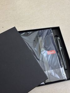 premium luxury diary set with a pen