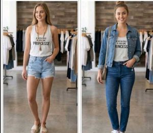 Grey "Princess" Tank Top