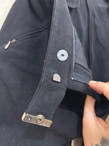 Black Straight Fit Pants