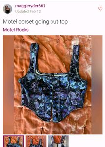 Lavender Corset Top