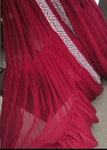 Elegant Maroon Ethnic Gown