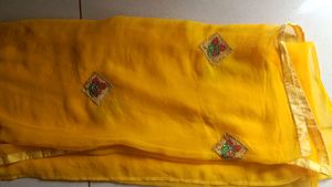 Yellow Saree