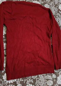Stylish Maroon Winter Sweater