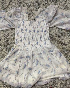 floral peplum top