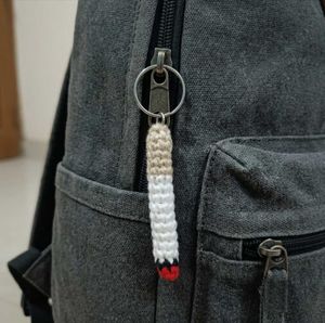 Crocheted Cigarette Keychain