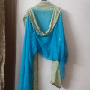Embroidered Pure Georgette Dupatta