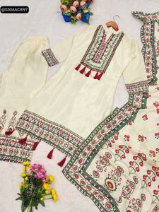 Heavy Mirror Work 3-piece Set