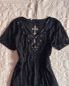 Whimsigoth Lacy Top