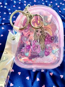 ❤️Keychain Girl Power Coin Purse 🎀
