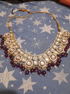 Stunning Ethnic Necklace Set with Earrings