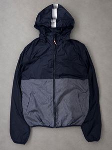 H&M Navy Blue Hooded Track Jacket