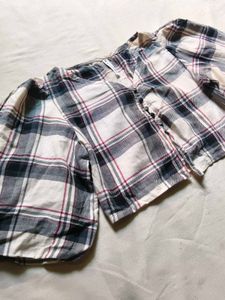 Top &amp; Black Skirt Set