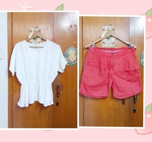Stylish Top & Shorts Set (Girls/Women)