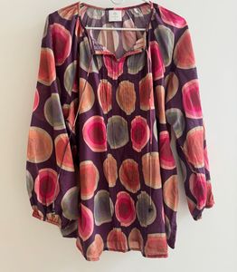 Rareism - Colorful Polka Dot Blouse