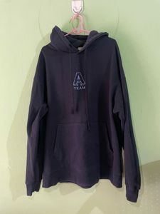 navy blue  "A Team" Hoodie