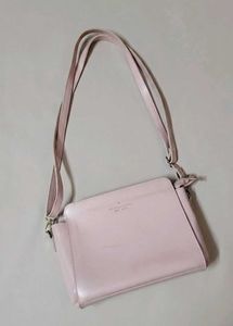 light pink shoulder/sling bag