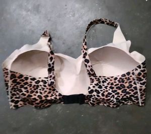 Leopard Print Wireless Bra. combotin pis