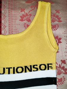 Striped Knit Tank Top