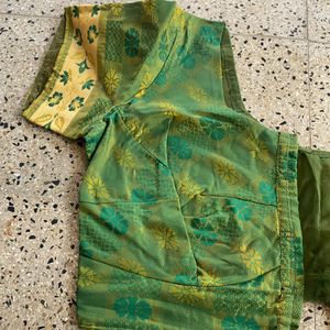 leaf green blouse