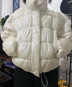 Pearly White Puffy Jacket