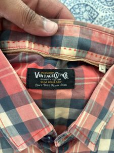vintage jack and jones checked shirt