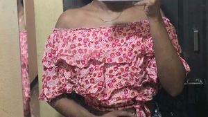 Boho Off-Shoulder Floral Ruffle Crop Top