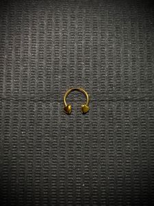 Elegant Gold Gemstone septum rings