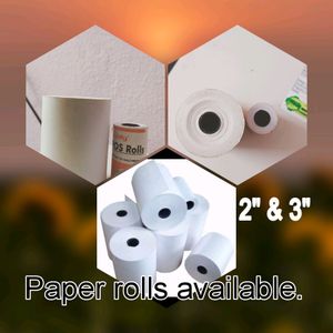 Thermal paper rolls 2" &amp; 3" Available