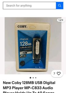 Coby imported MP3 player