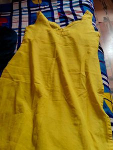 Beautiful Yellow Kurta Set chudidar model styl