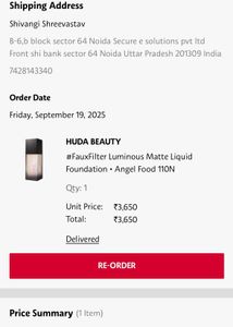 Huda Beauty #FauxFilter Foundation