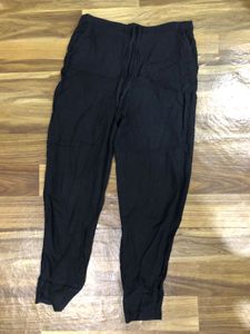 Black cotton pants